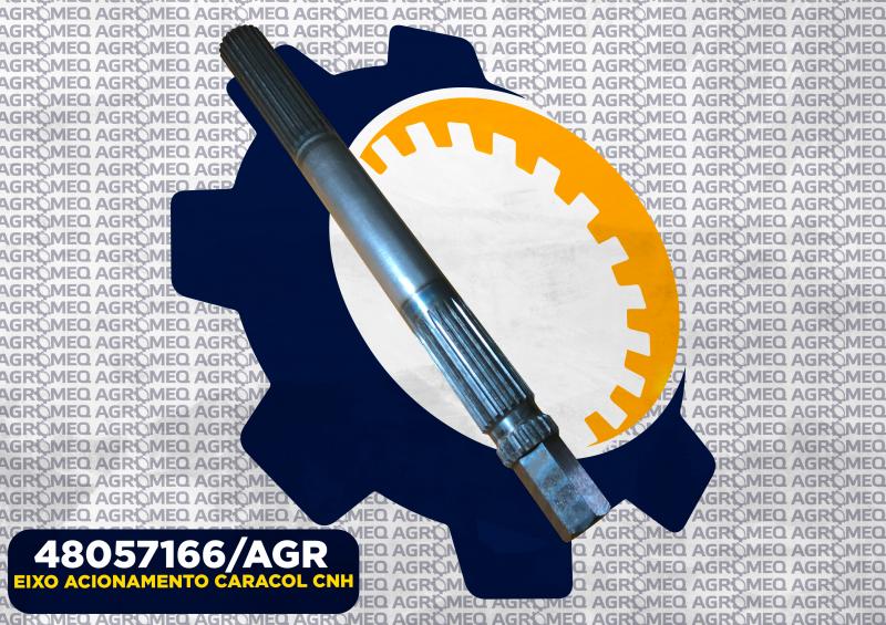 EIXO ACIONAMENTO CARACOL CNH 48057166/AGR