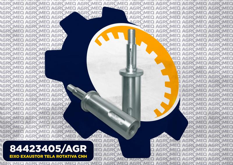 EIXO EXAUSTOR TELA ROTATIVA CNH 84423405/AGR