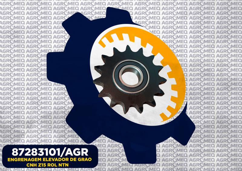 ENGRENAGEM ELEVADOR DE GRAO CNH Z15 ROL NTN 87283101/AGR