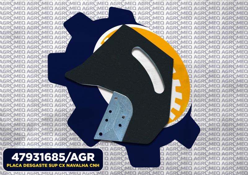 PLACA DESGASTE SUP CX NAVALHA CNH 47931685/AGR