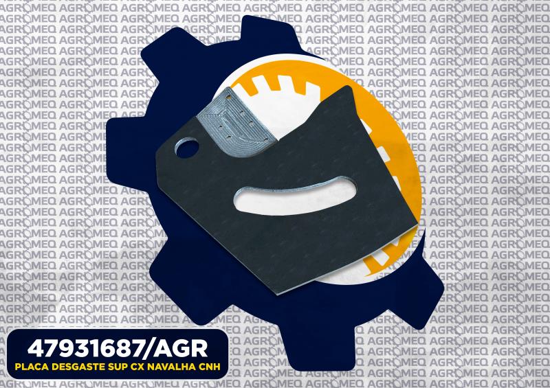 PLACA DESGASTE SUP CX NAVALHA CNH 47931687/AGR