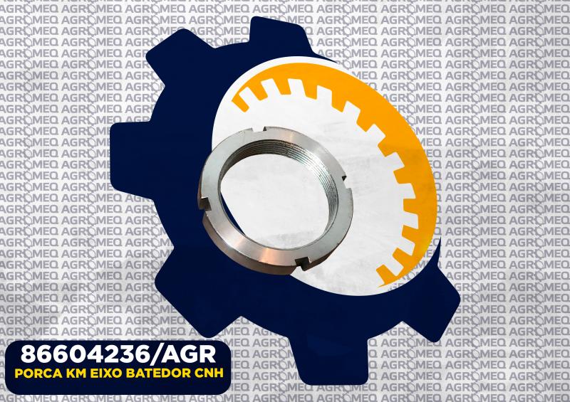 PORCA KM EIXO BATEDOR CNH 86604236/AGR