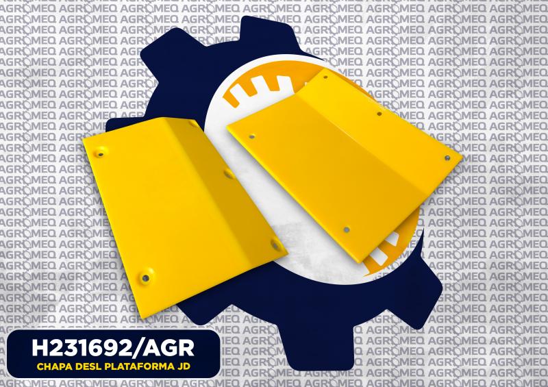CHAPA DESL PLATAFORMA JD H231692/AGR