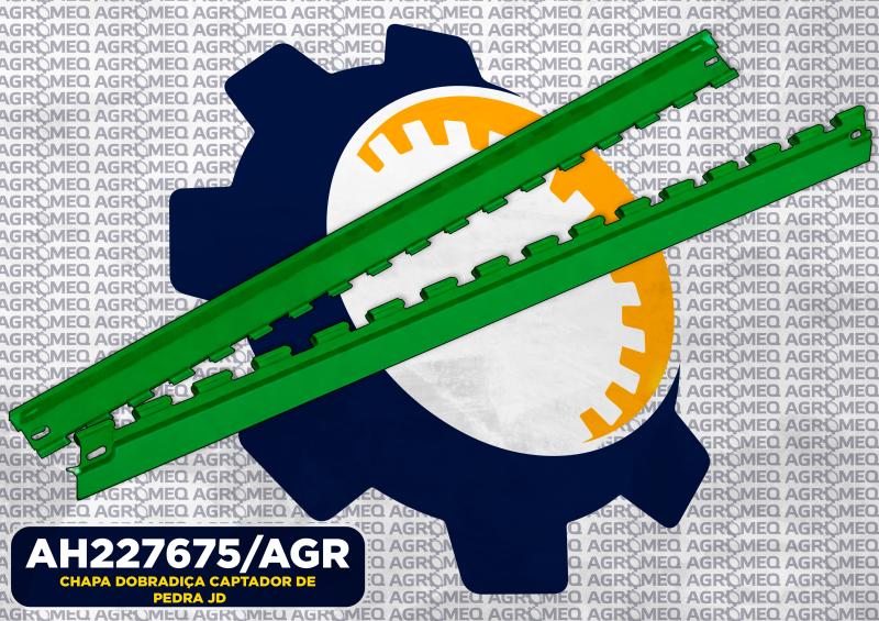 CHAPA DOBRADIÇA CAPTADOR DE PEDRA JD AH227675/AGR