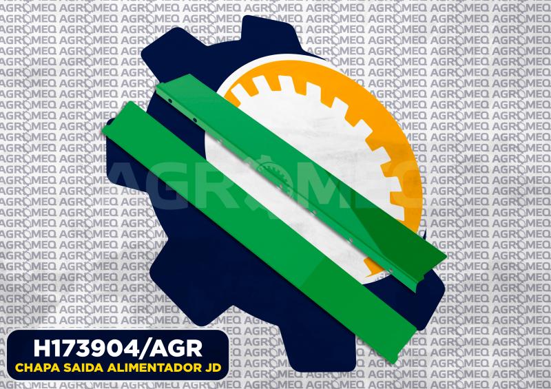 CHAPA SAIDA ALIMENTADOR JD H173904/AGR