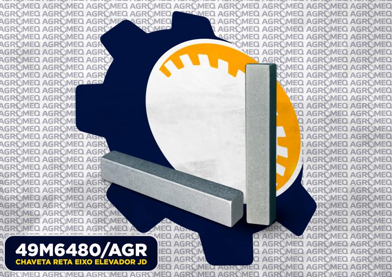 CHAVETA RETA EIXO ELEVADOR JD 49M6480/AGR