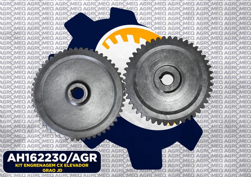 KIT ENGRENAGEM CX ELEVADOR GRAO JD AH162230/AGR