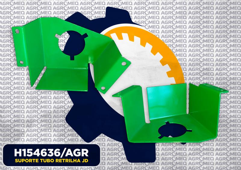 SUPORTE TUBO RETRILHA JD H154636/AGR