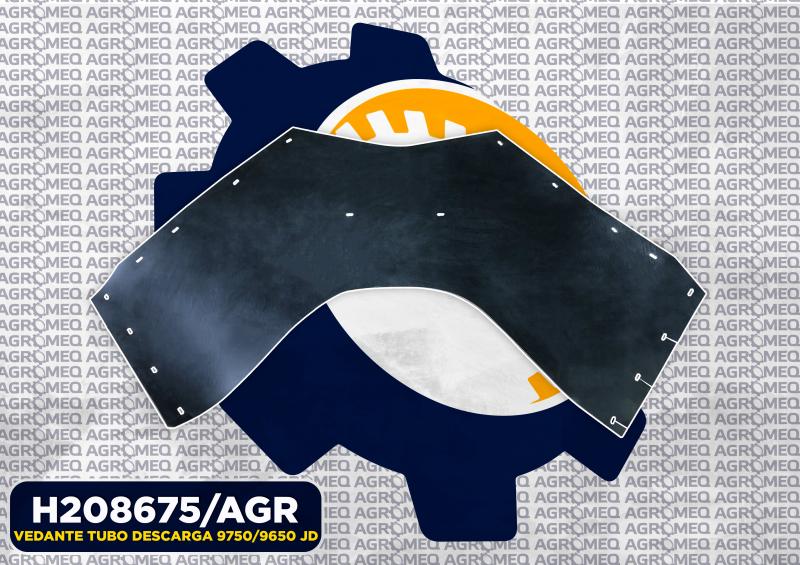 VEDANTE TUBO DESCARGA 9750/9650 JD H208675/AGR