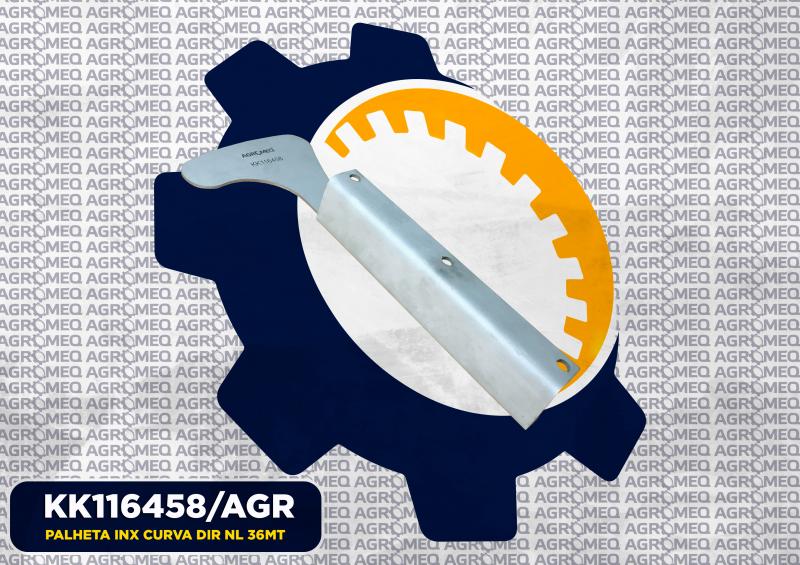 PALHETA INX CURVA DIR NL 36MT KK116458/AGR