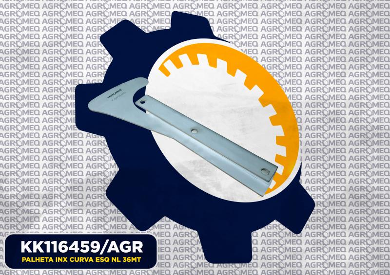 PALHETA INX CURVA ESQ NL 36MT KK116459/AGR